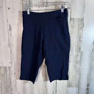 Tommy Bahama Navy Bermuda Shorts Sz 4 MSRP $99 IslandZone UPF Stretch